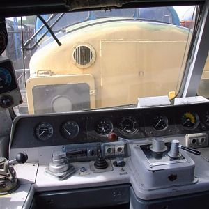 Drivers controls, Class 47 D1842.