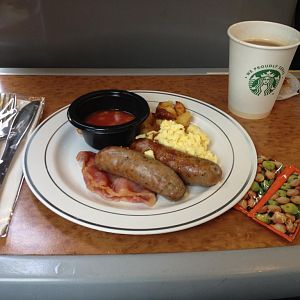 XC Trains Breakfast.