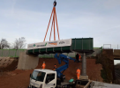 Marsh Barton station new footbridge 27 February 2022. side section.PNG