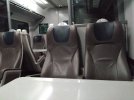 Image of rerubed former first class area on a 166 with leather seats
