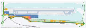Image showing airport layout before the upgrade