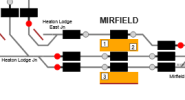 Traksy screenshot showing Mirfield