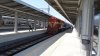 310. Our metre gauge special on arrival at the new Corinth station, with a standard gauge EMU be.jpg