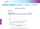 Seat Reservation page for Transpennine Express, showing a reservation for a redacted seat and route billed as Quiet coach, Window, Forwards, Table.  Below it, a reservation is show for Birmingham New Street to Newcastle in Coach D, Seat 48A, billed as Table, No smoking, Window, Airline.  The No smoking part was underlined in red for emphasis.