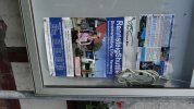 158. Poster advertising the service at Stuetzerbach station..JPG