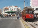 90 Sintra Tram waits to leave the beach terminus and return to Sintra.JPG