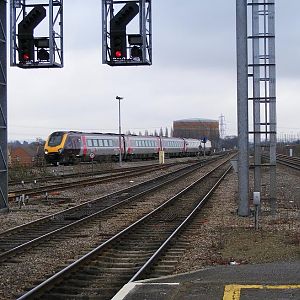 220 at Didcot East Junction