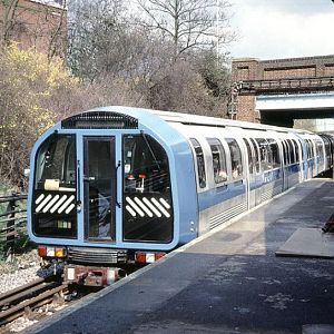 800px 1986 Prototype Blue arriving South Ealing