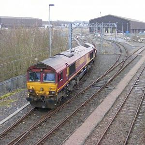 class 66 at asfordby depot