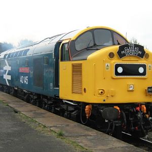 40145 at Hellifield - 25/04/2009 - Settle and Carlisle Explorer