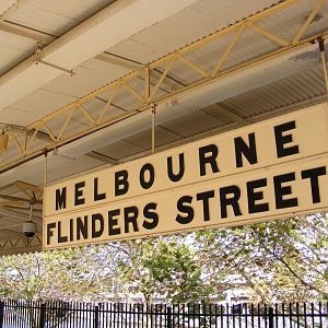 Flinders Street Station, Melbourne, Victoria.