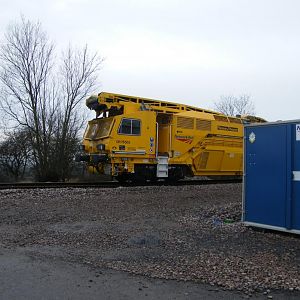 Driving unit of ballast cleaning unit at Tuxford Site