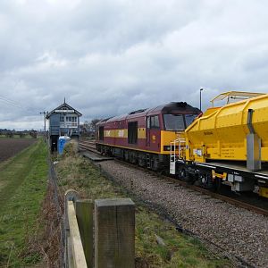 60085 leaving The network rail test track.