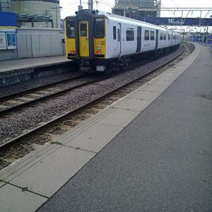 Class 317 at Stratford