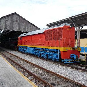 Havana Railway Museum - mighty big Soviet diesel electric