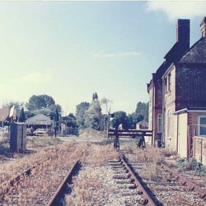 Colnbrook Level Crossing and Gatemans House 1986
