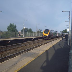 A Voyager speeds towards Birmingham.