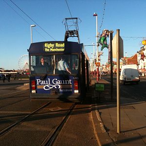 646 Running from North Pier To Manchester Sqaure On Its Last Run In Blackpool,