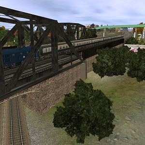 Crossing the bridge