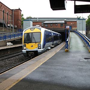 #1: NIR unit 3013 on approach to Botanic. This was the first ever photograph I took on the Emerald Isle.