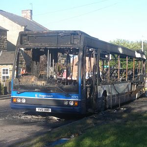 stagecoach 35005 27th July   2012 coal aston Dronfield Sheffield