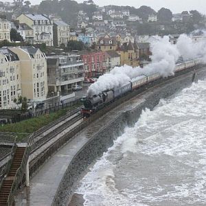 Approaching Kennaway tunnel, Dawlish