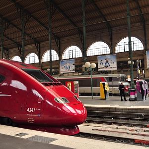 TGV Thalys Nord Station of Paris