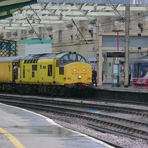 network rail 97 97304 'john tiley'  with 31 31106 at the rear 
(25/4/13)