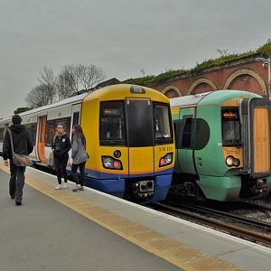 Overground and Southern in Crystal Palace