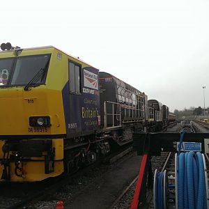 MPV visiting, stabled in Top yard