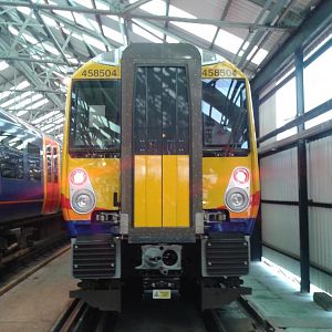 458504 Snapped in 11 shed clapham yard on the morning of 09/02/2014 used as crew trainer and confined to barracks...