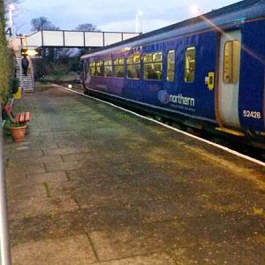 Arrival at Helsby from Ellesmere Port