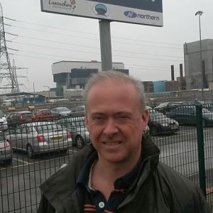 me at Heysham Port