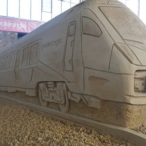 FLIRT Sand Sculpture at Great Yarmouth