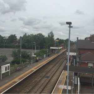 Diss station view from bridge