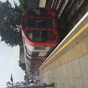 1992 stock at Leytonstone station