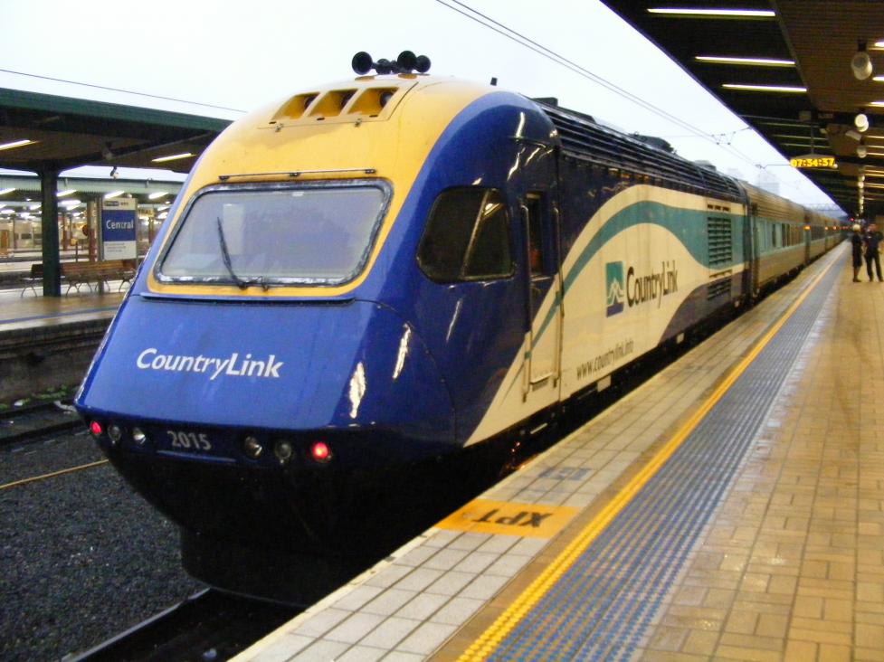 Country Link service to Melbourne at Central station in Sydney.