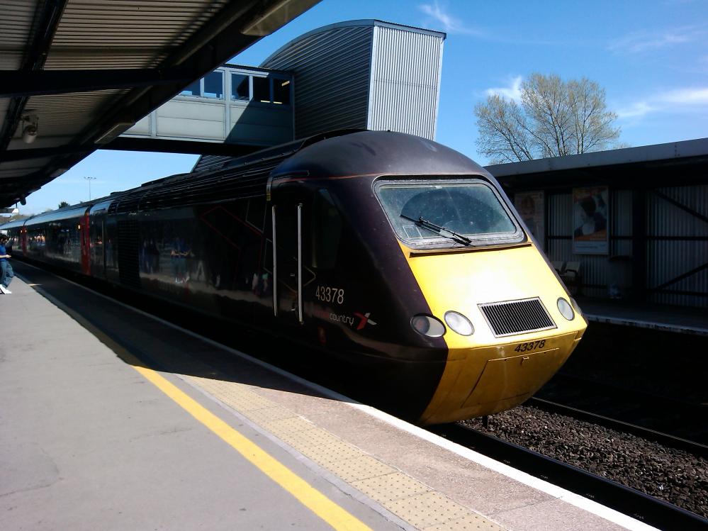 Cross Country Class 43 as HST at Bristol Parkway, 06.05.2013
