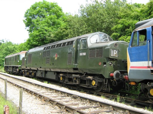 D6700 at Grosmont Shed with D5061 behind