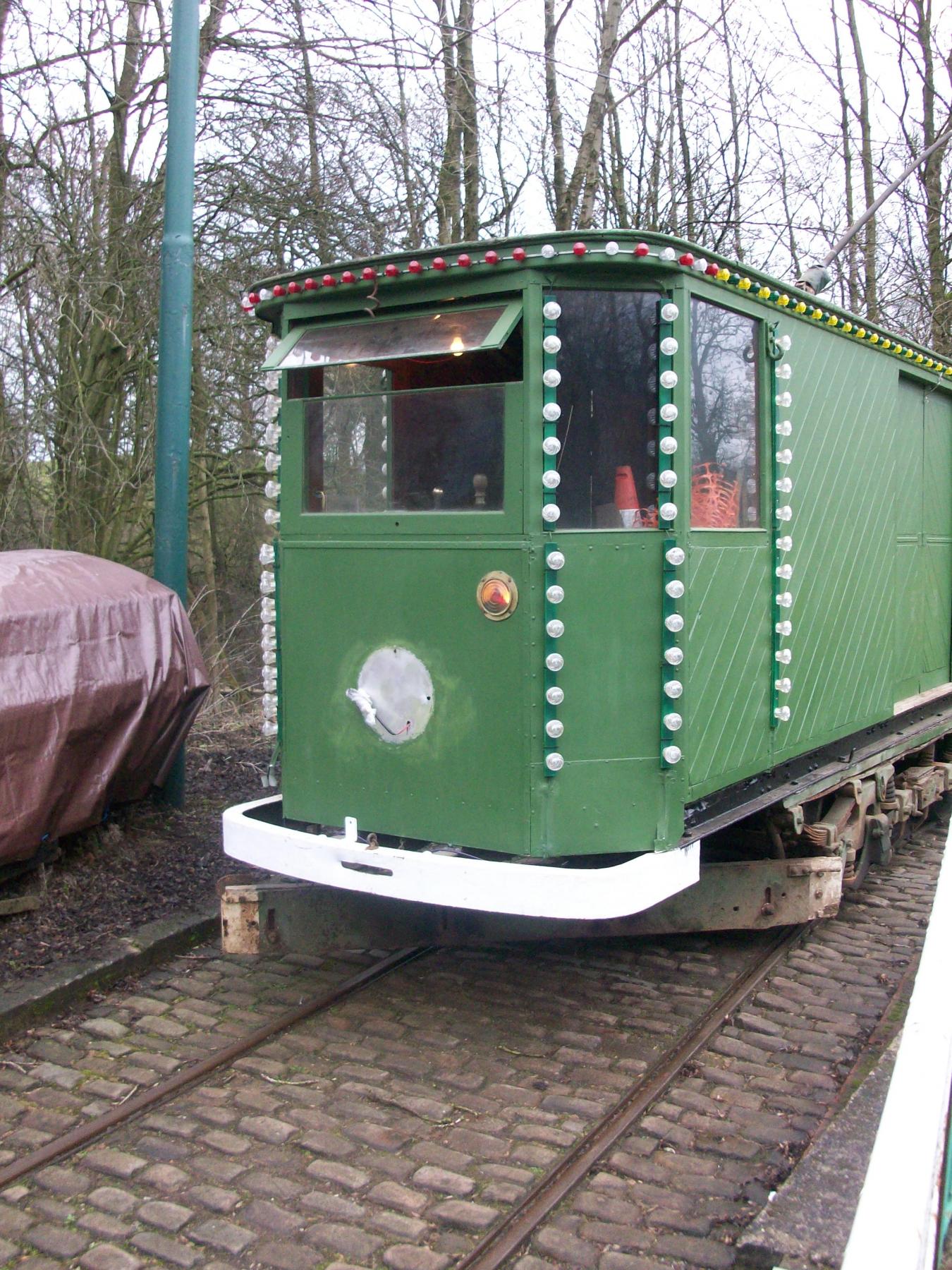 Heaton Park Tramway 752 on the Depot Slope