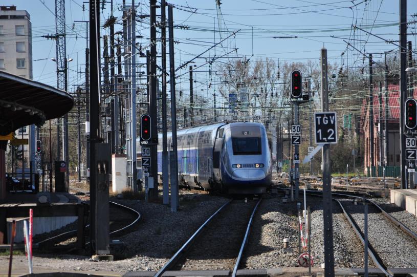 Munich to Paris TGV station in Strasbourg