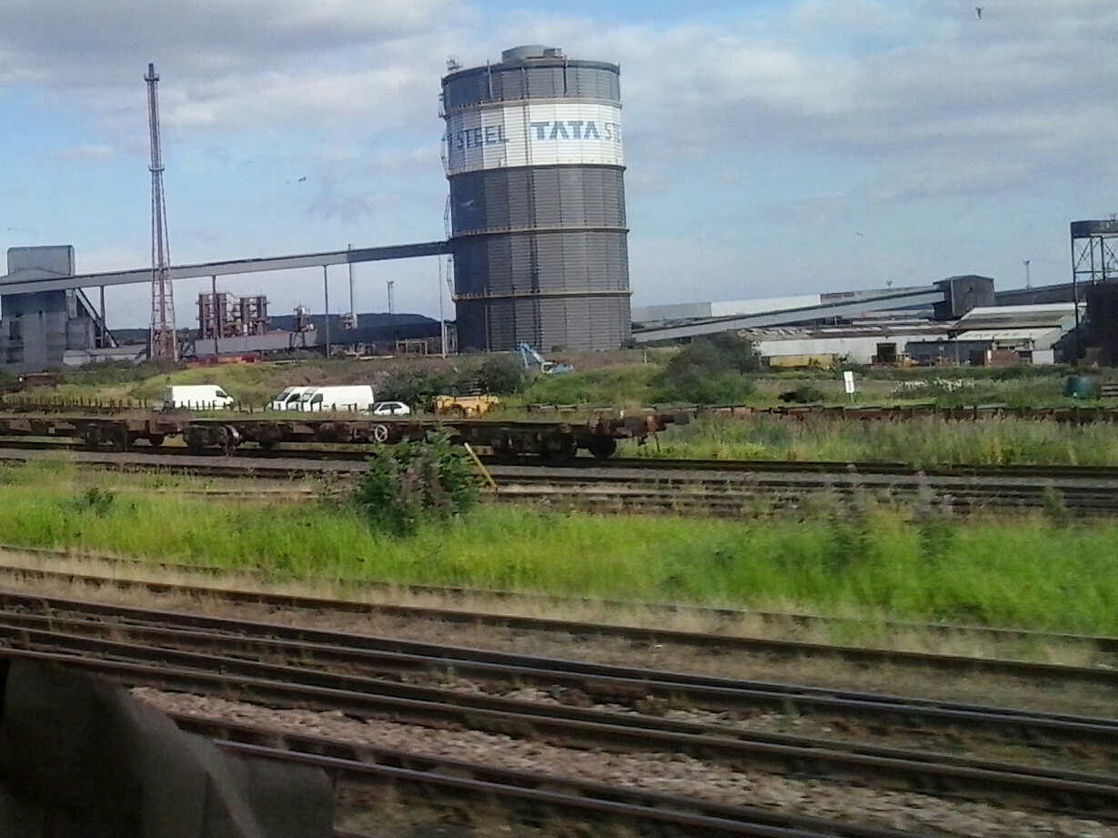 Tata steel in Scunthorpe.