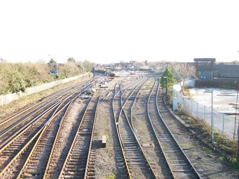 Totton sidings early Jan 2010