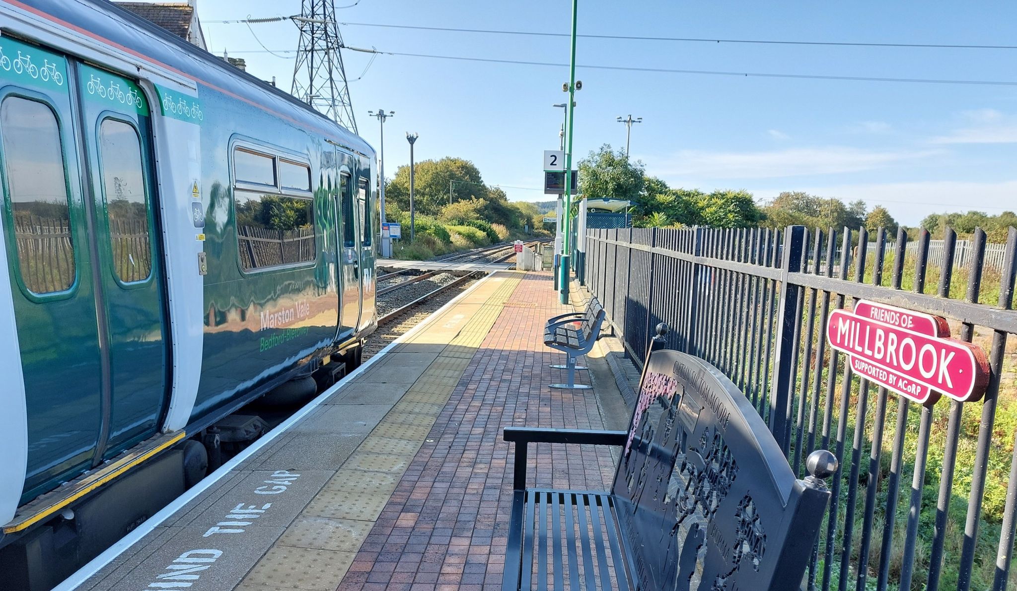 Unit 150137 pictured at Millbrook station on a test run on Friday 22 September