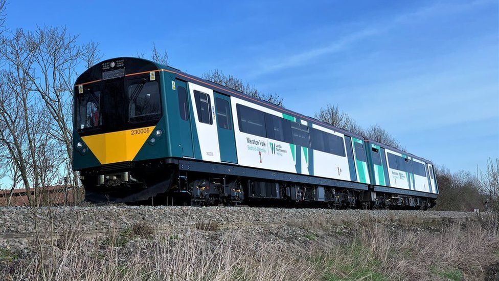 Class 230 train used on the Marston Vale Railway line