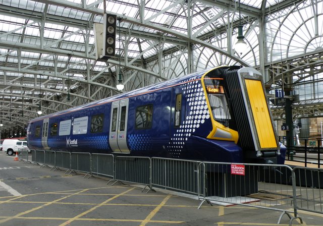 New_train_mock-up_at_Glasgow_Central_-_geograph.org.uk_-_1300543.jpg