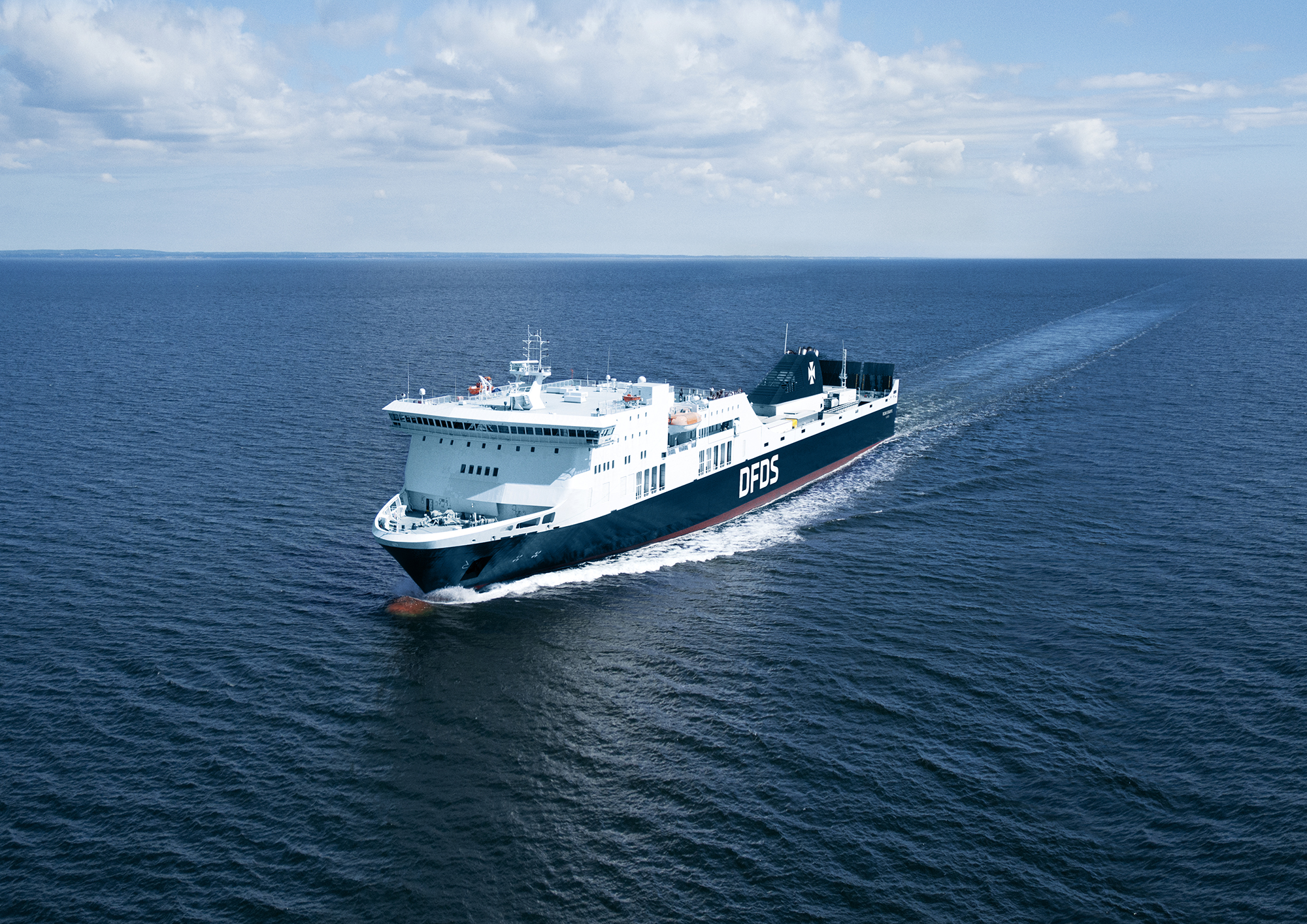 DFDS vessel on the Rosslare Dunkerque route