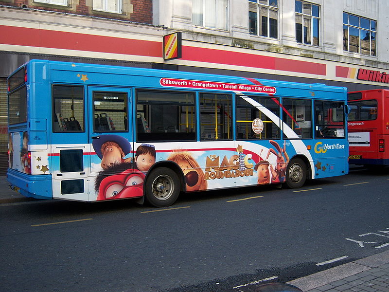 800px-Go_North_East_bus_562_Dennis_Dart_MPD_Transbus_NK53_TLJ_Magic_Roundabout_livery_in_Sunderland_9_May_2009.jpg