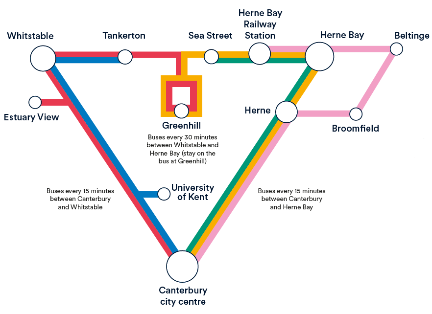 Changes to bus services in Canterbury and north Kent from Sunday 5 May 2024